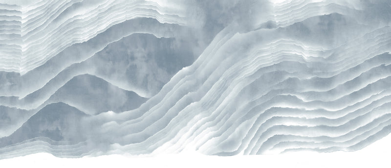 Boulevard Cloudy Peak Mural Wallpaper -Texture Plus