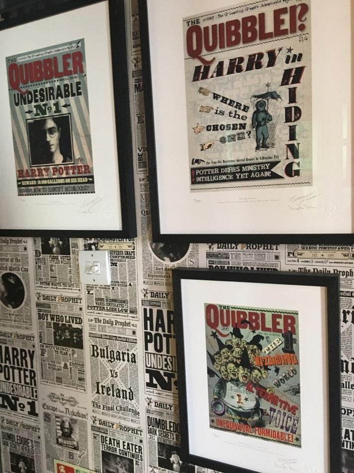 Daily Prophet Wallpaper - Harry Potter NZ-Kids Rooms