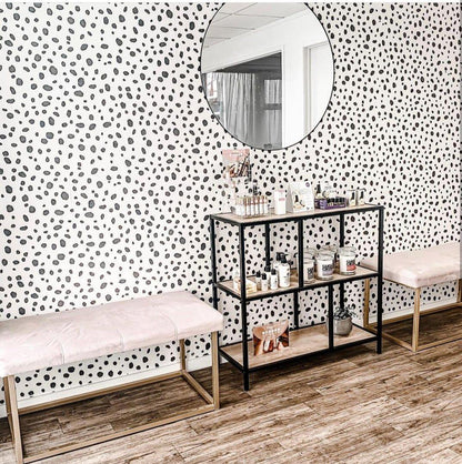 Dalmatian Spots Wallpaper - 2 Colours NZ-Wallpaper