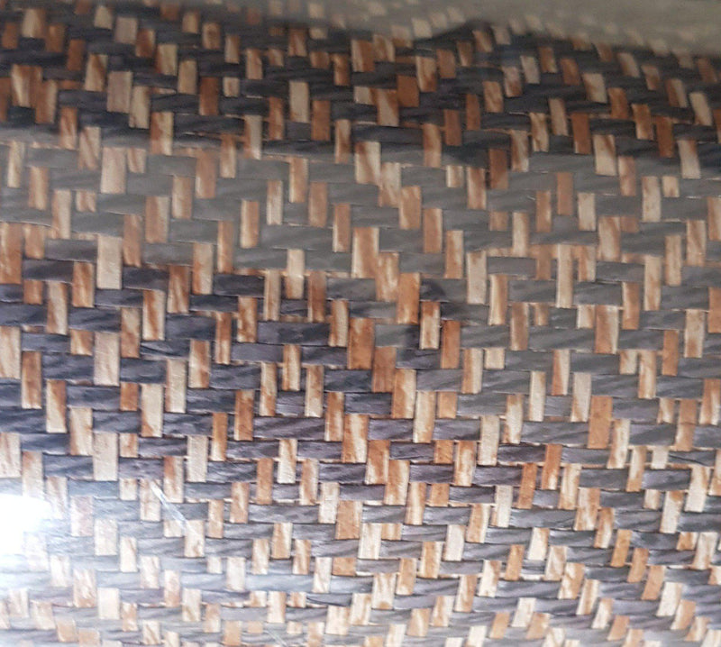 Dark Brown Sisal Grasscloth Wallpaper