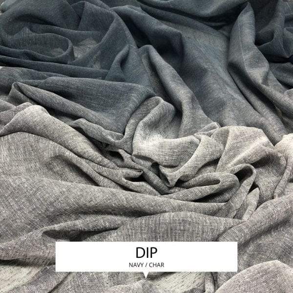Dip Printed - Navy on Char Base