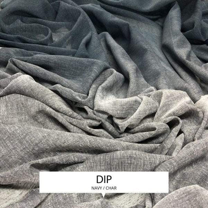 Dip Printed - Navy on Char Base
