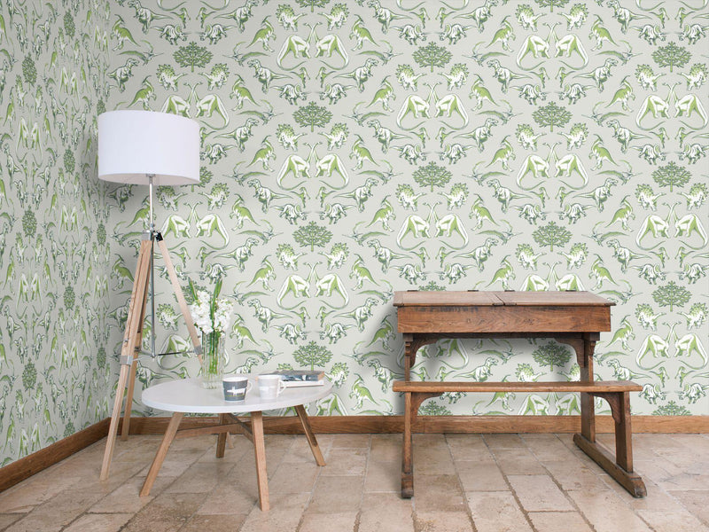 Dotty Dinosaurs Wallpaper - 3 Colours