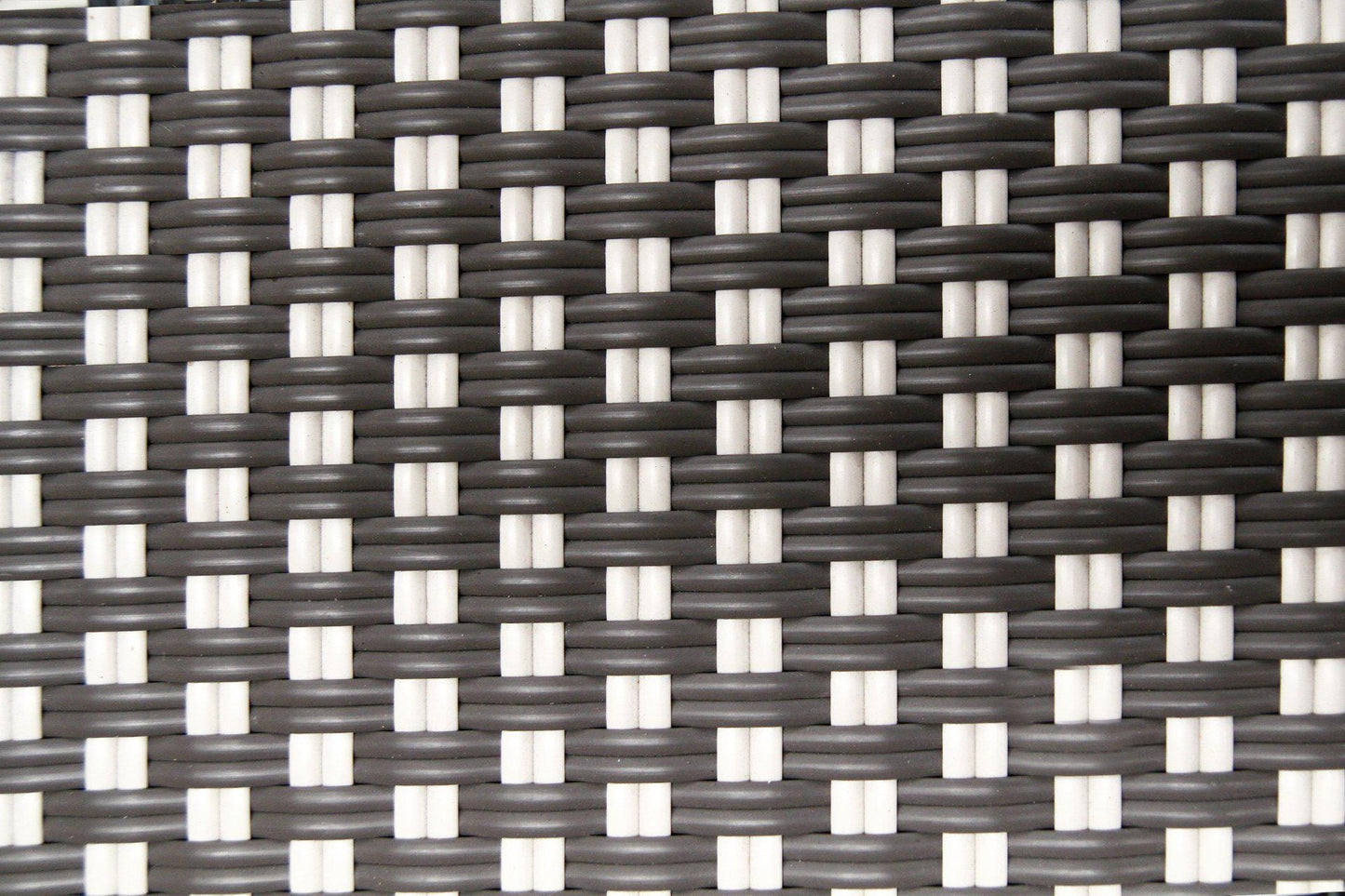 Double Basket Weave - Black/White