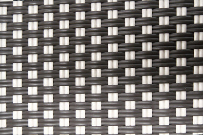 Double Basket Weave - Black/White