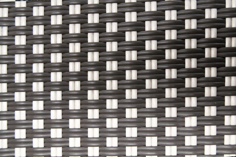 Double Basket Weave - Black/White