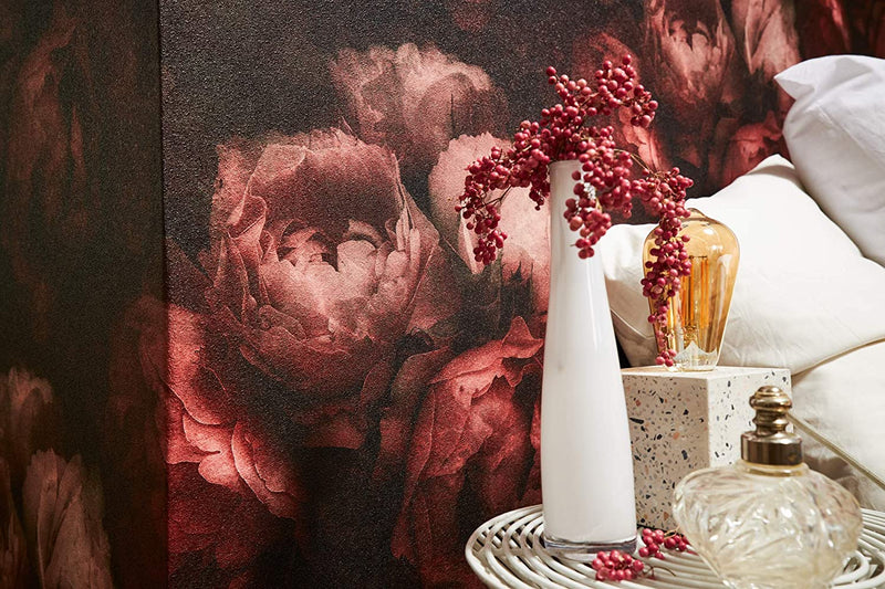 Dreamy Rose Wallpaper - 4 Colours NZ-Wallpaper