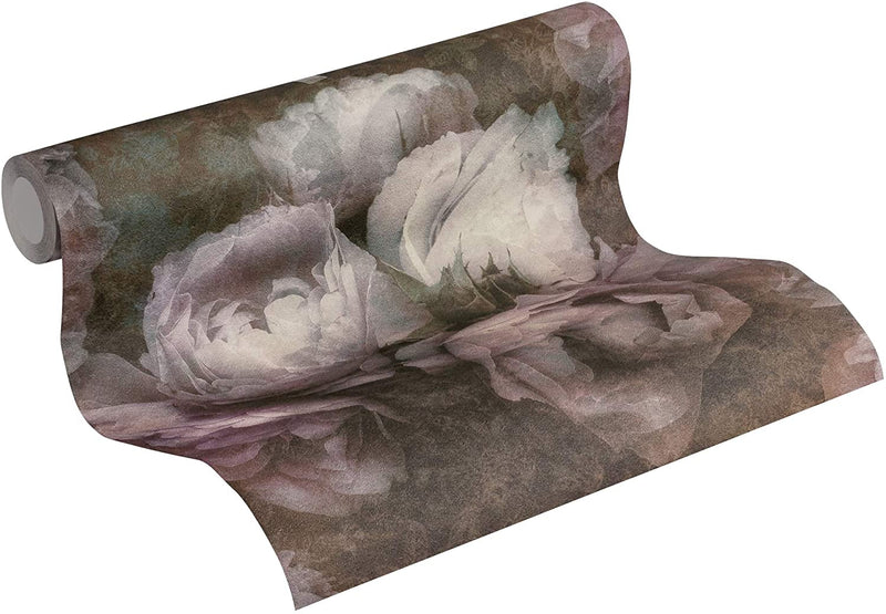 Dreamy Rose Wallpaper - 4 Colours NZ-Wallpaper