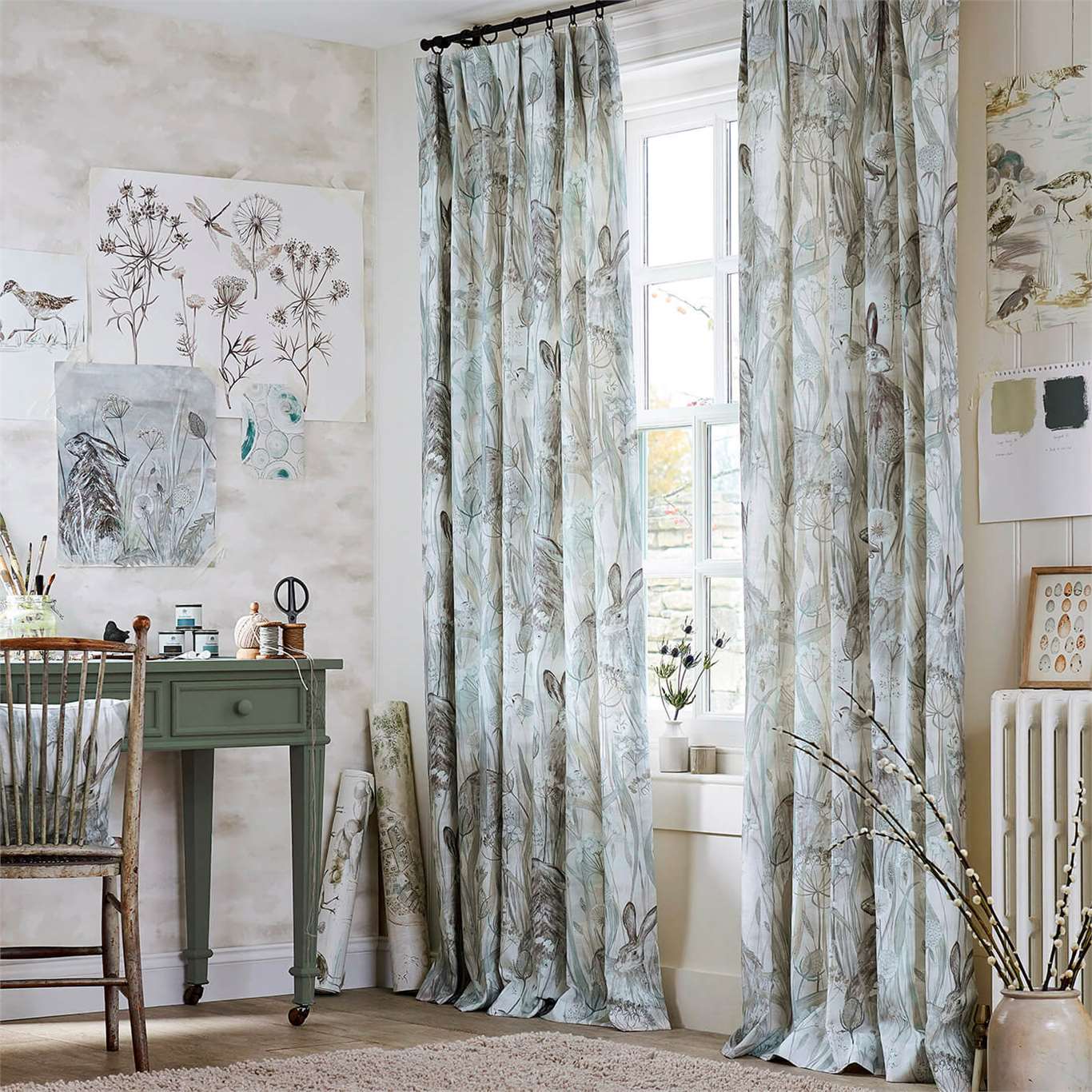 Dune Hare Curtain Fabric