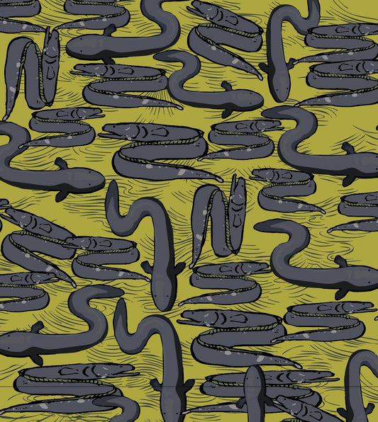 Eeel Wallpaper - Ochre