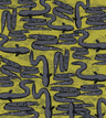 Really Eely - Ochre - Custom Sized Wallpaper Mural (per m2)