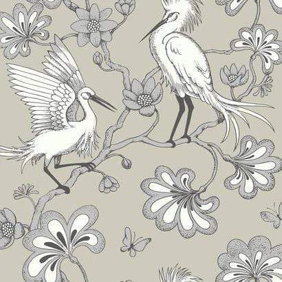 Egrets Florence Broadhurst Wallpaper NZ-Wallpaper