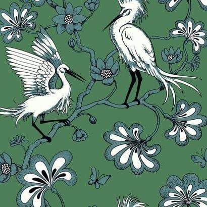 Egrets Florence Broadhurst Wallpaper NZ-Wallpaper