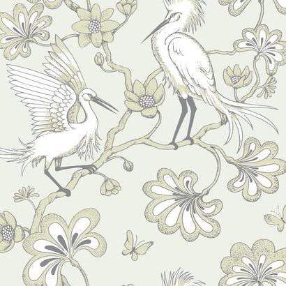 Egrets Florence Broadhurst Wallpaper NZ-Wallpaper