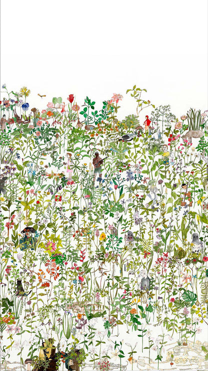 Enchanted Garden Mural wallpaper - 7 different sizes NZ-Wallpaper