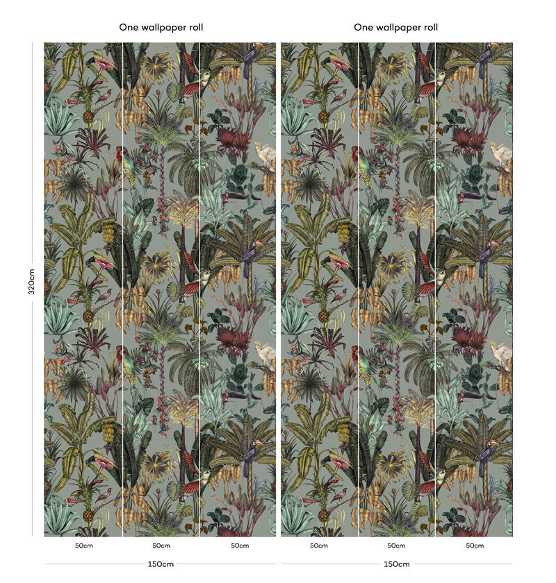 Birds Birds Mural Wallpaper