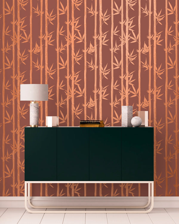 Waya Luxe Bamboo Wallpaper - 6 Colours