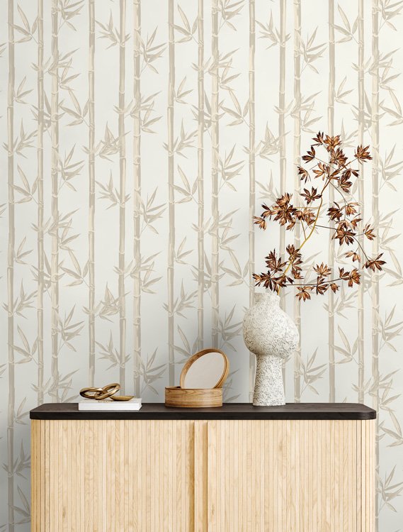 Waya Luxe Bamboo Wallpaper - 6 Colours