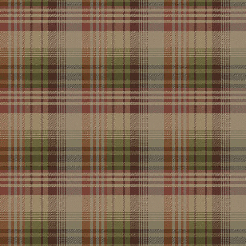 Mulberry Ancient Tartan Wallpaper - 6 Colours