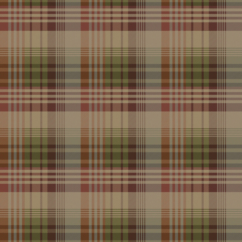 Mulberry Ancient Tartan Wallpaper - 6 Colours