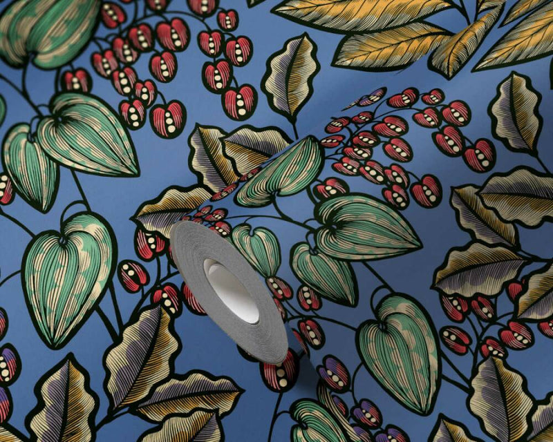 Floral Vine Wallpaper - 5 Colours NZ-Wallpaper