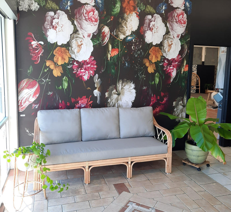 Florence Cane Couch - 3 seater NZ-Homeware
