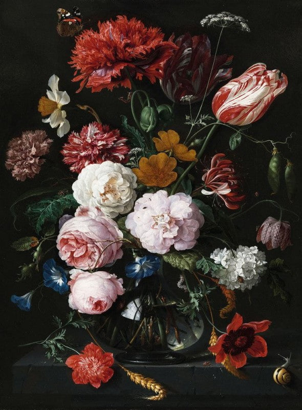 Vase of Flowers Mural - 2 Styles
