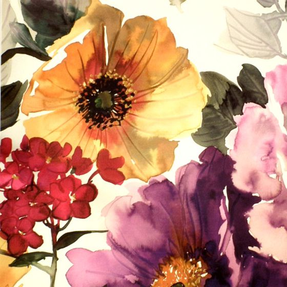 Garden Wallpaper (indent)- 4 Colours
