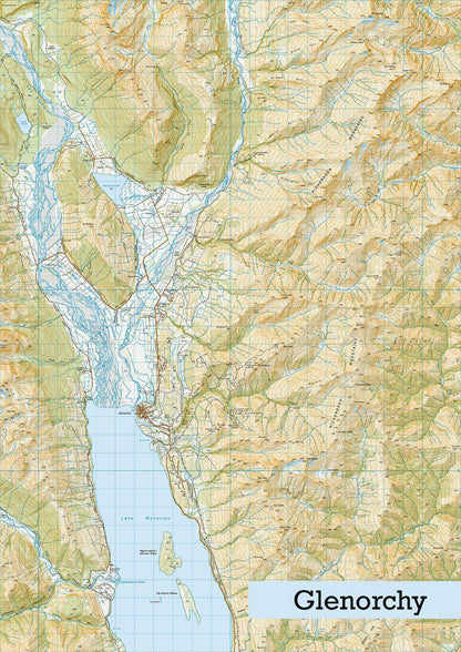 Glenorchy Portrait Map