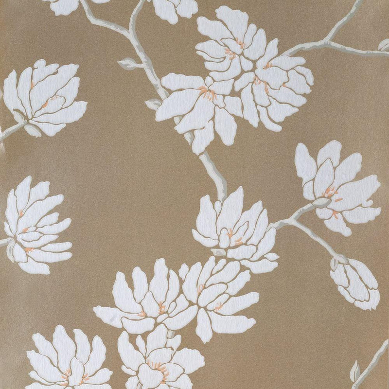 Gold Magnolia Wallpaper