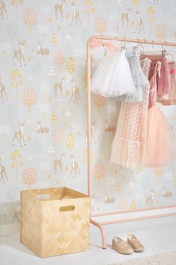 Golden Woods Wallpaper - 5 Colours NZ-Wallpaper