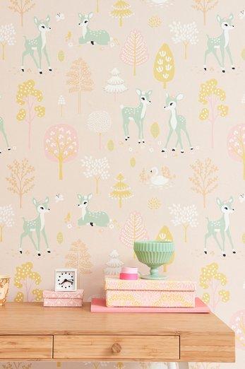 Golden Woods Wallpaper - 5 Colours