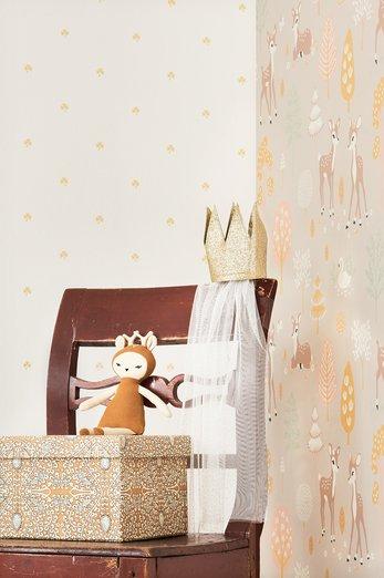 Golden Woods Wallpaper - 5 Colours NZ-Wallpaper