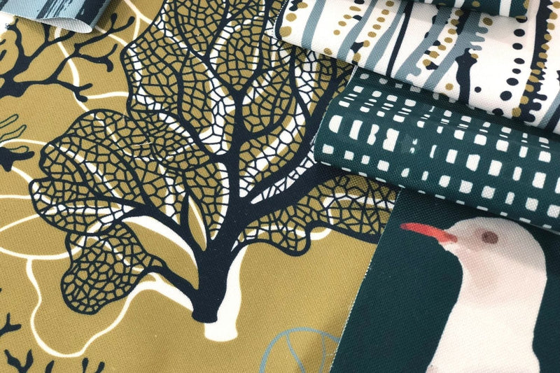 Two's Company Seagull Fabric - 10 colours