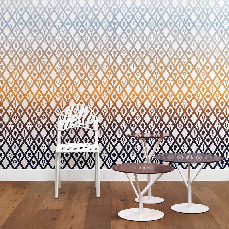 Gradient Mural Wallpaper by Thomas Furlings 2 Colours NZ-Wallpaper