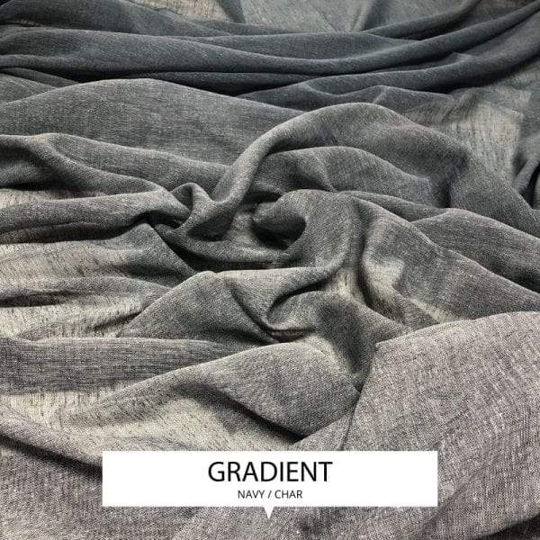 Gradient Printed - Navy on Char Base
