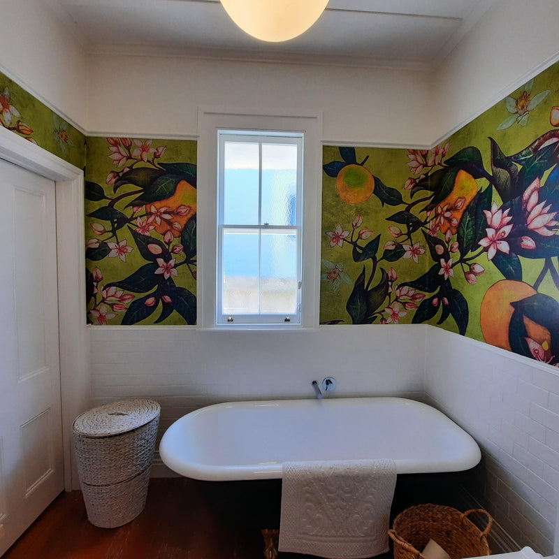 Grapefruit Mural Wallpaper NZ-Mural