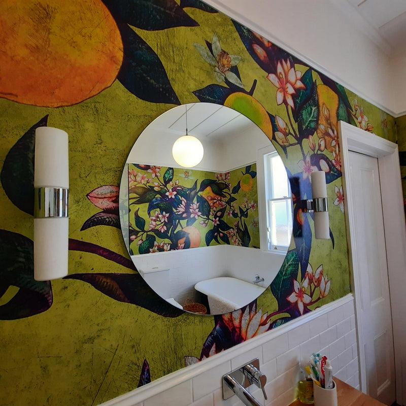 Grapefruit Mural Wallpaper NZ-Mural