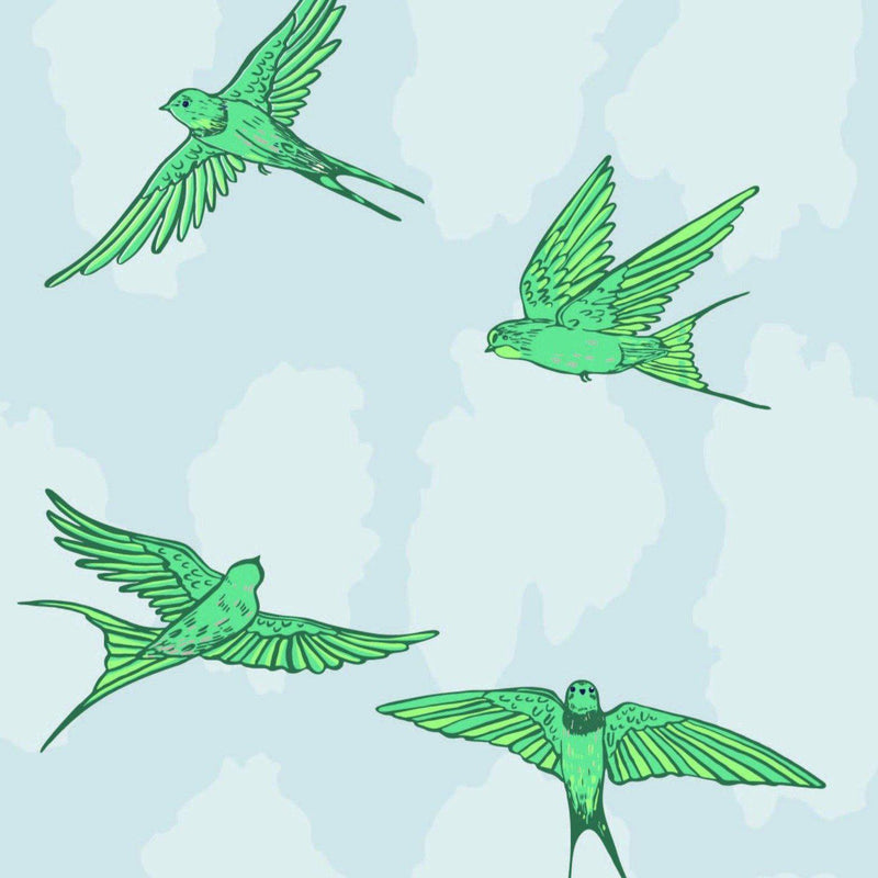 Green Birds Wallpaper - Custom Request Wallpaper