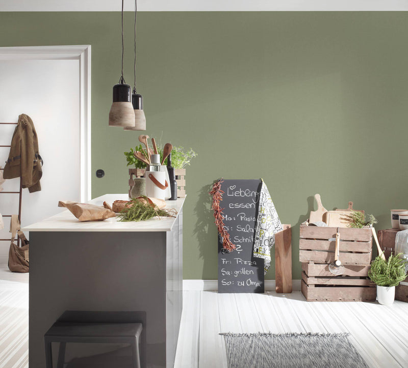 Greenery Plain Coordinates - 7 Colours NZ-Wallpaper