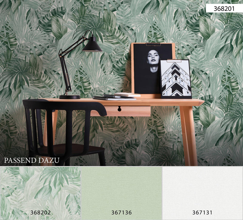 Greenery Plain Coordinates - 7 Colours NZ-Wallpaper
