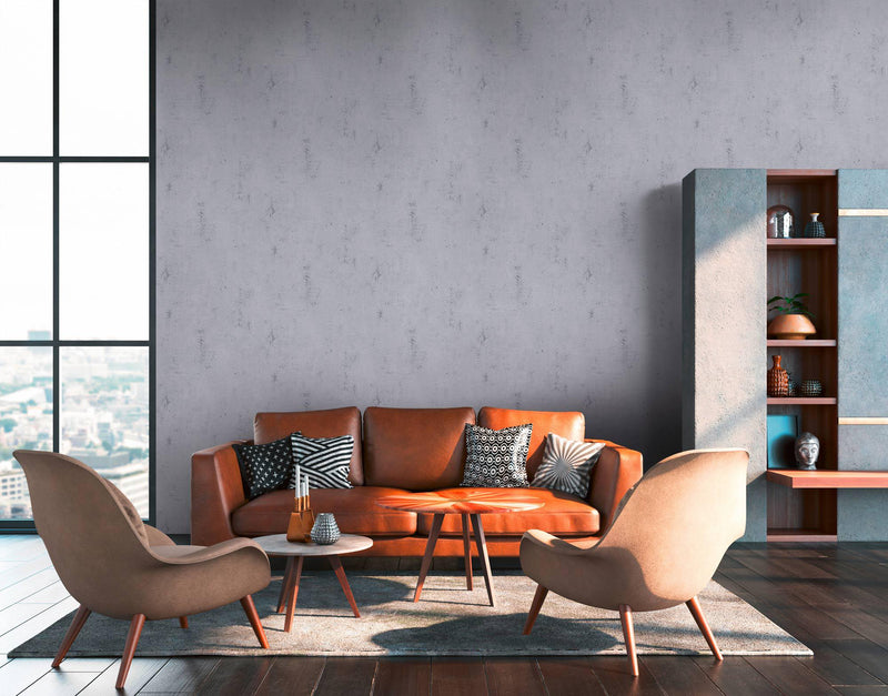 Grey 2 - New York Plaster Wallpaper