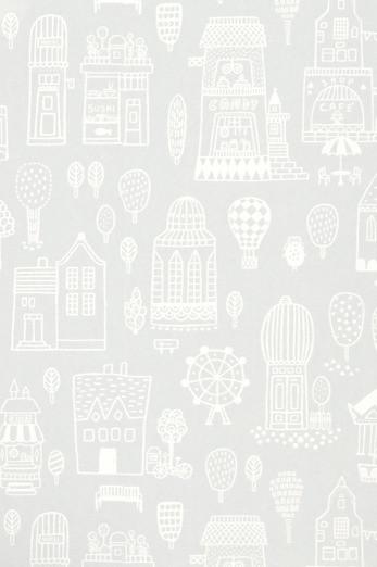Small Town Wallpaper - 3 Colours