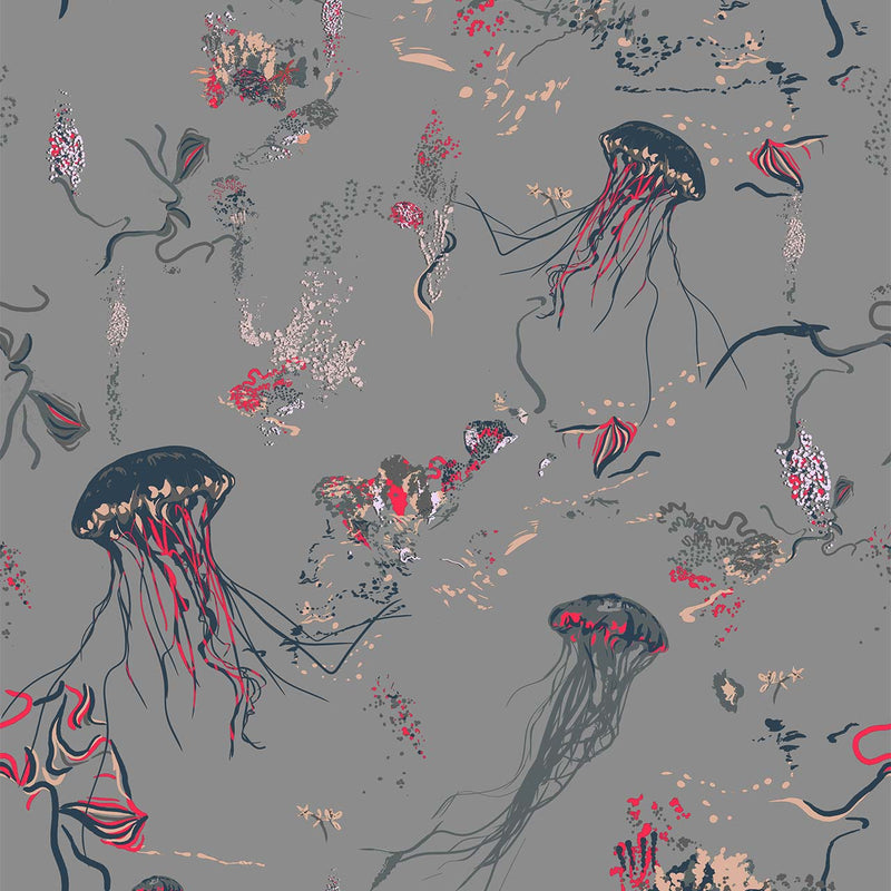 Jellyfish Wallpaper - 4 Colours