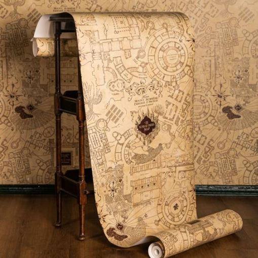 Harry Potter Wallpaper - Marauder NZ-Kids Rooms