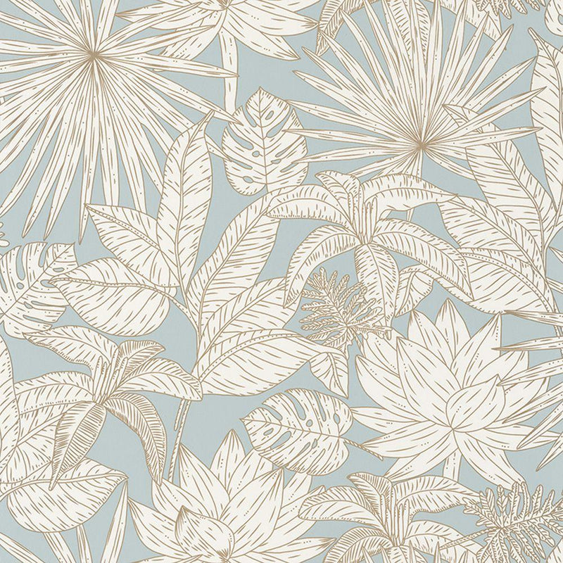 Hawai Wallpaper - Sky Blue
