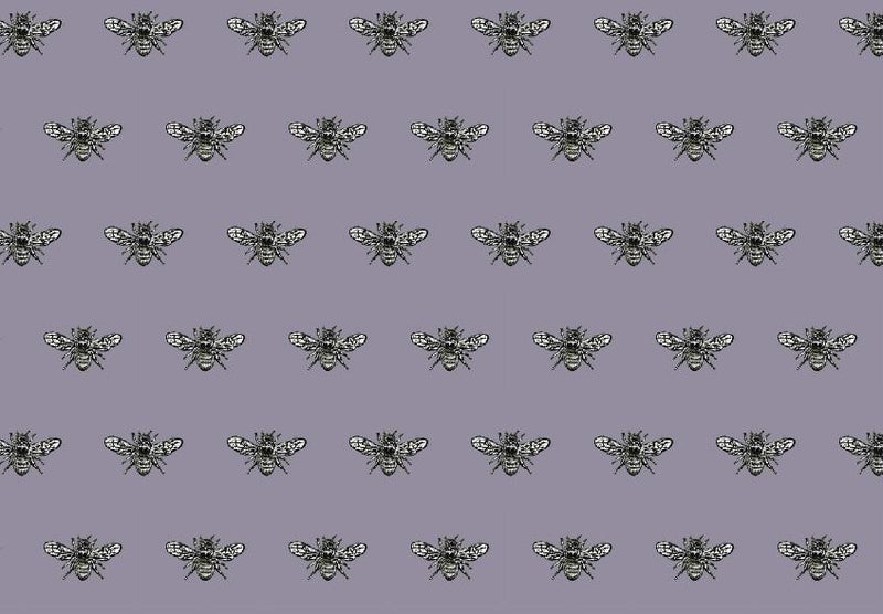 Hewson Bee - Abbey Road Violet Wallpaper