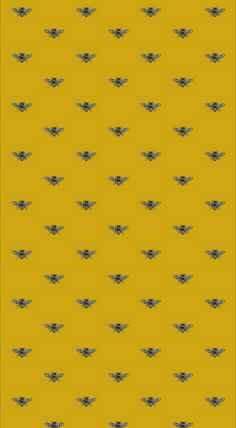 Hewson Bee Wallpaper - Customisable