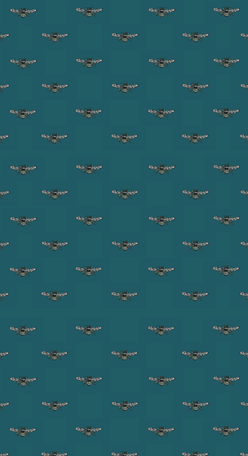 Hewson Bee Wallpaper - Customisable