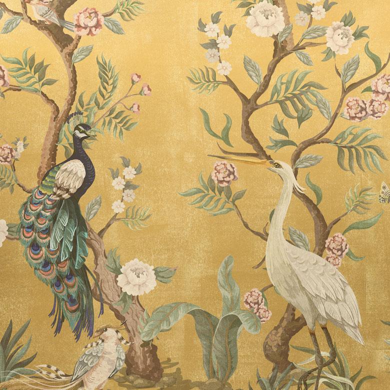 Chinoiserie Chic Wall Mural  Little Crown Interiors